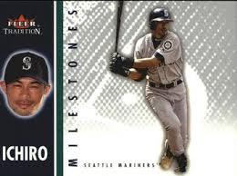 Ichiro Suzuki #7MS Baseball Cards 2003 Fleer Tradition Update Milestone