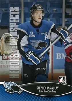 Stephen MacAulay #110 2012 In The Game Heroes And Prospects Hockey