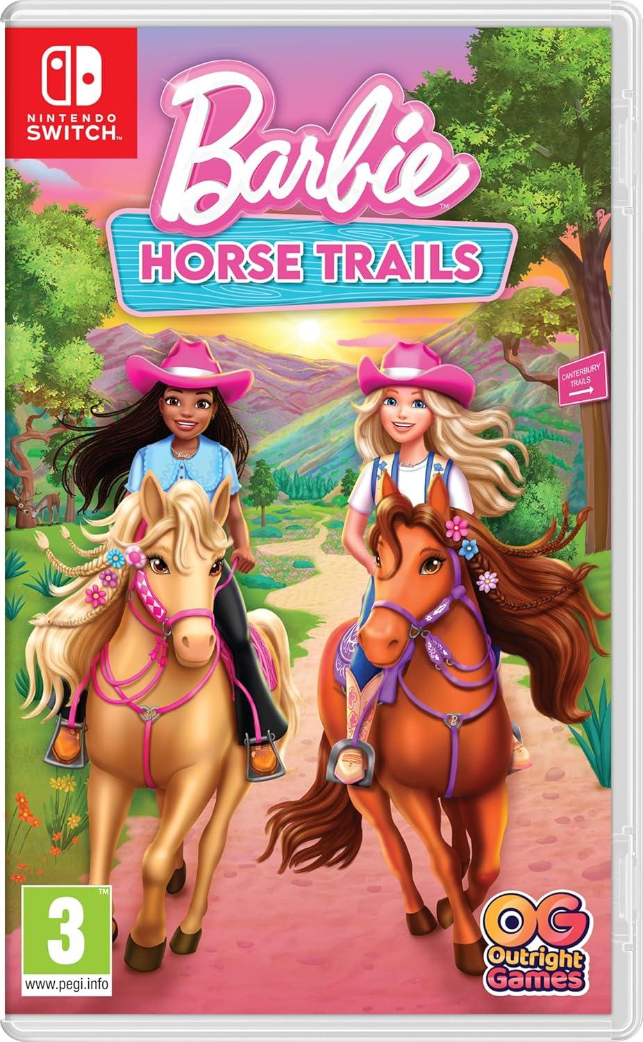 Carátula de Barbie: Horse Trails para Switch (edición PAL España)