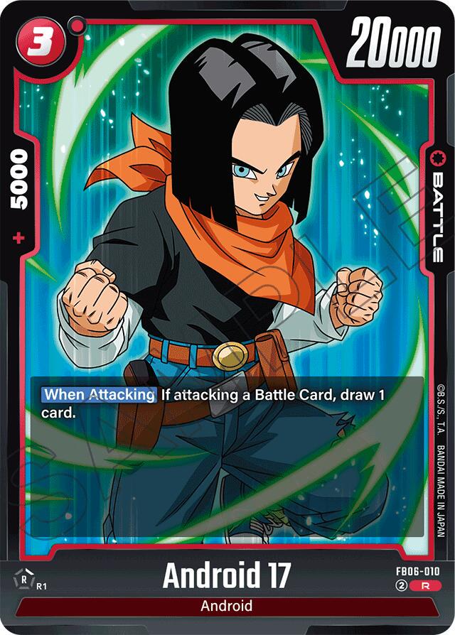 Android 17 FB06-010 Dragon Ball Super Rivals Clash