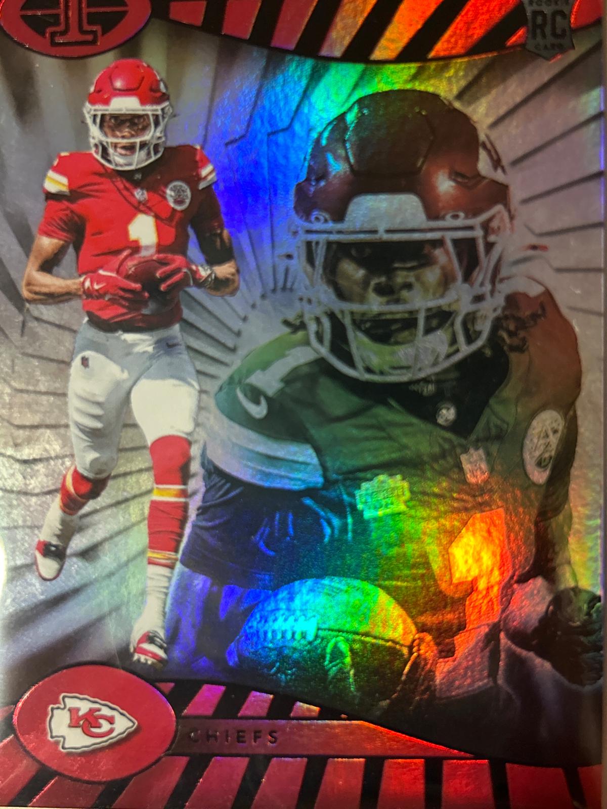 Xavier Worthy #45 Football Cards 2024 Panini Illusions