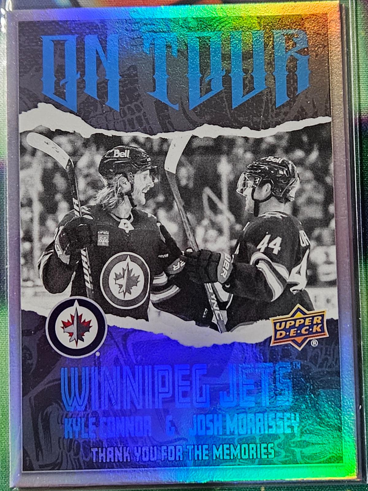 Kyle Connor / Josh Morrissey #OT-10 Hockey Cards 2024 Upper Deck On Tour