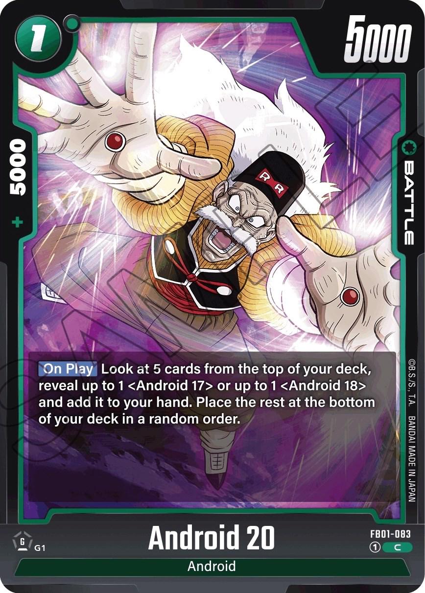 Android 20 FB01-083 Dragon Ball Fusion World Awakened Pulse