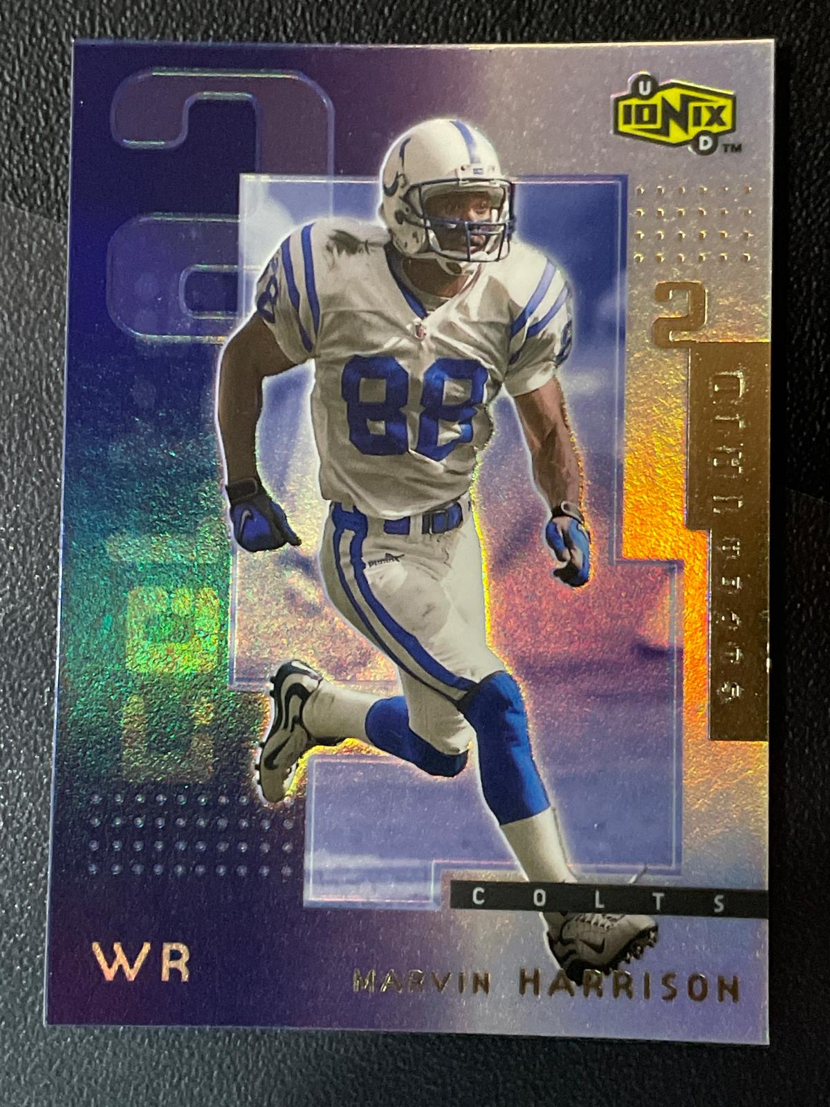 Marvin Harrison #ST3 Football Cards 2000 Upper Deck Ionix Super Trio