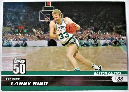 Larry Bird #20 Basketball Cards 2008 Topps 50th Anniversary Collection