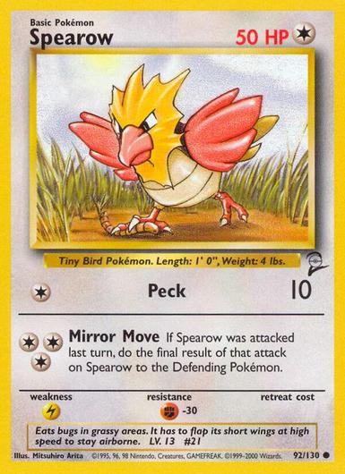 Spearow #92 Cover Art