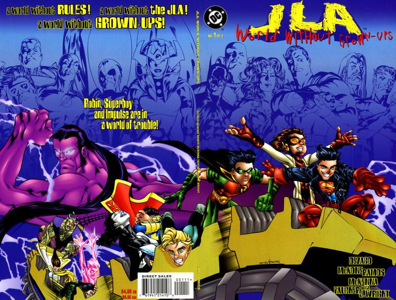 JLA World Without Grown Ups #1 (1998) Comic Books JLA: World Without Grown Ups