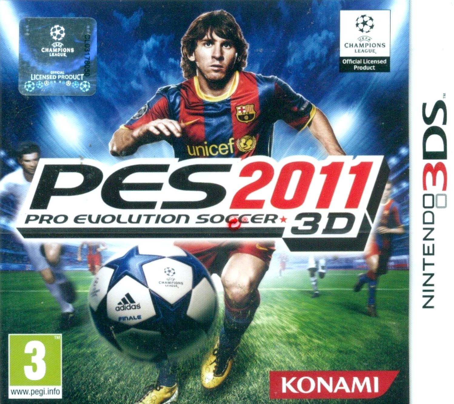 Pro Evolution Soccer 2011 PAL Nintendo 3DS