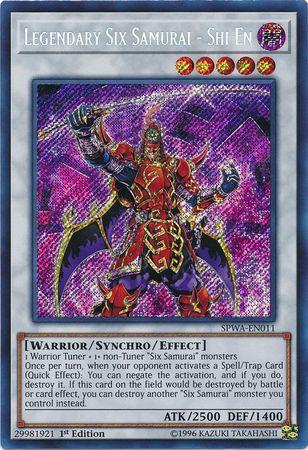 Legendary Six Samurai - Shi En SPWA-EN011 YuGiOh Spirit Warriors