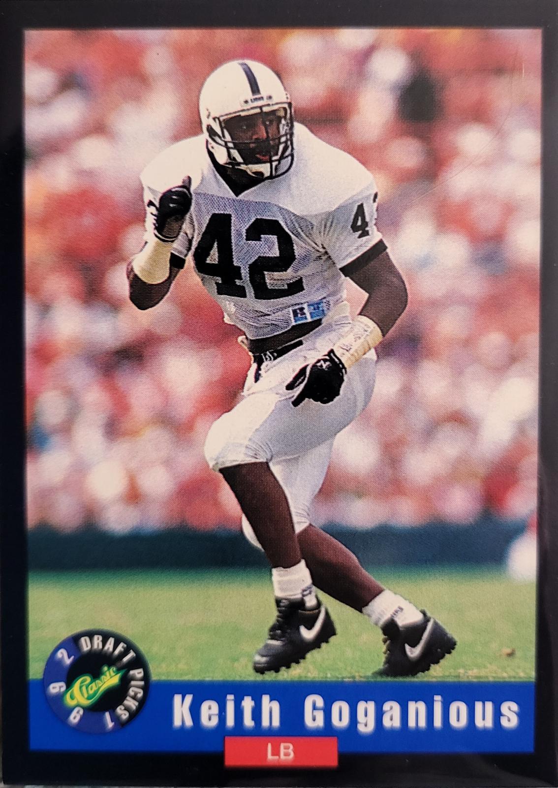 Keith Goganious #57 Football Cards 1992 Classic Draft Picks