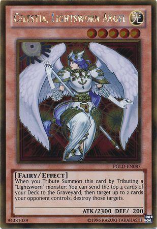 Celestia, Lightsworn Angel PGLD-EN087 YuGiOh Premium Gold