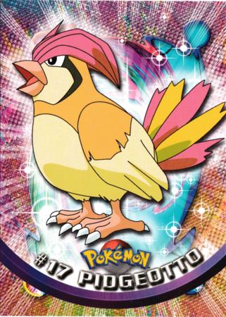 Pidgeotto #17 Pokemon 1999 Topps TV