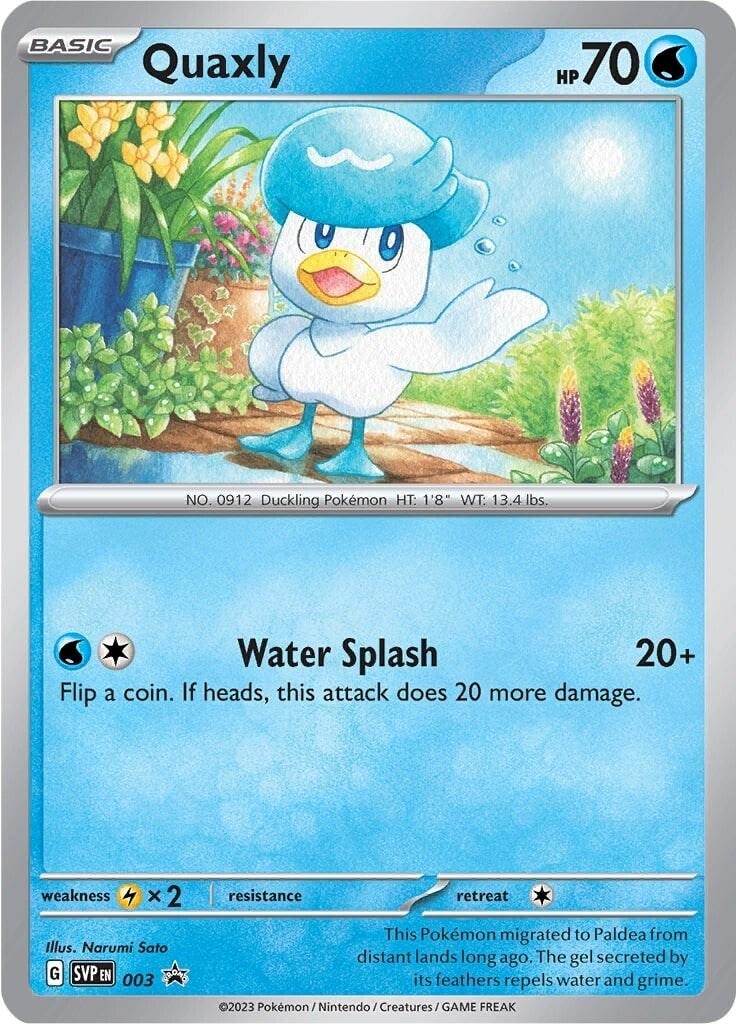 Quaxly #3 Pokemon Promo