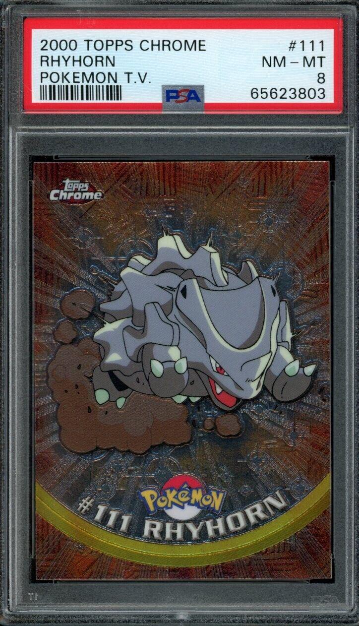 Rhyhorn #111 Pokemon 2000 Topps Chrome