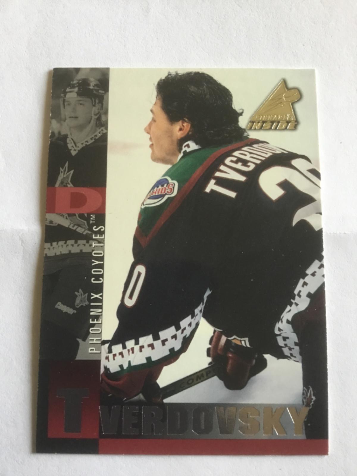 Oleg Tverdovsky #132 Hockey Cards 1997 Pinnacle Inside