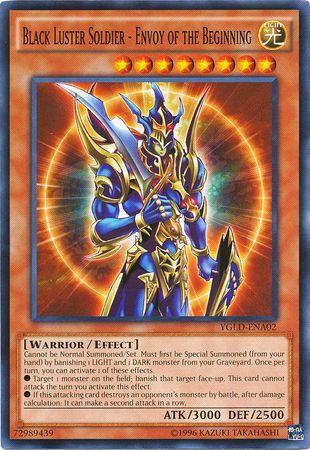 Black Luster Soldier - Envoy of the Beginning YGLD-ENA02 YuGiOh Yugi's Legendary Decks
