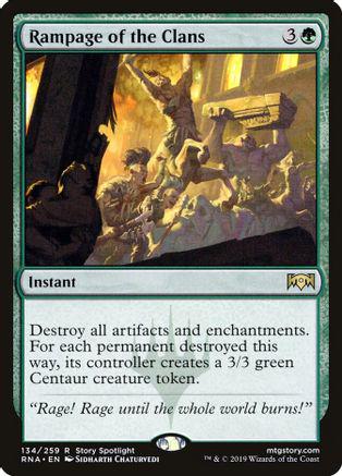 Rampage of the Clans #134 Magic Ravnica Allegiance