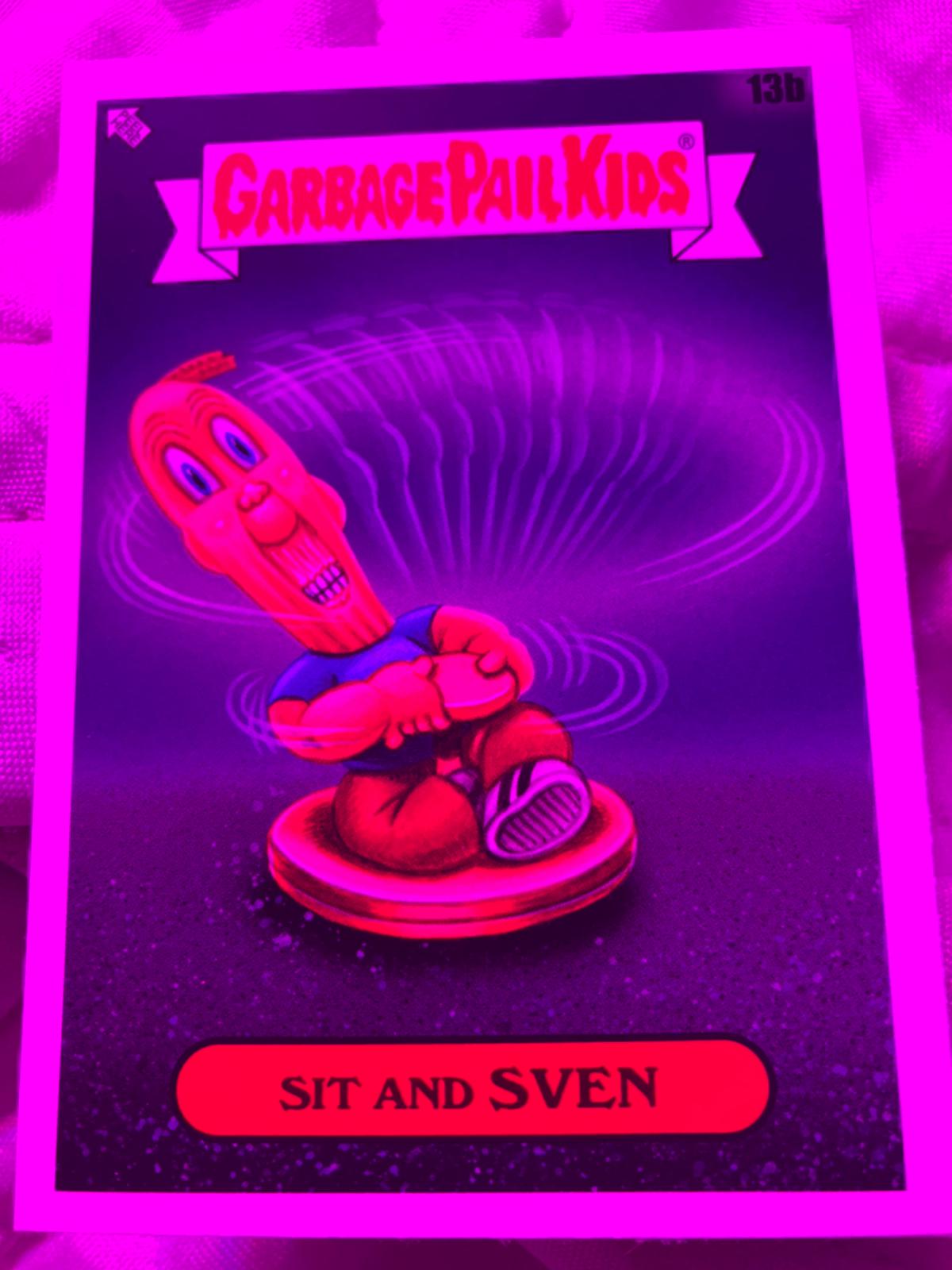 Sit and Sven #13b Garbage Pail Kids at Play