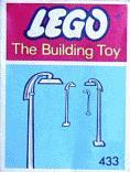 6 Street Lamps #433 LEGO Classic