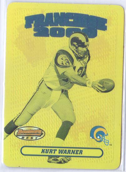 Kurt Warner #F15 Football Cards 2000 Bowman's Best Franchise 2000