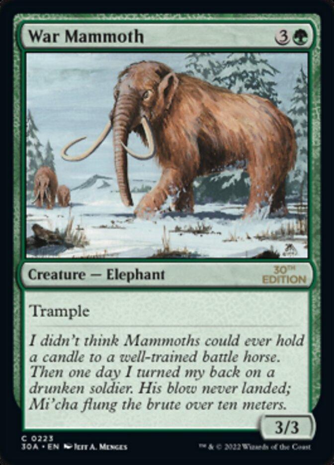 War Mammoth (Magic 30th Anniversary)