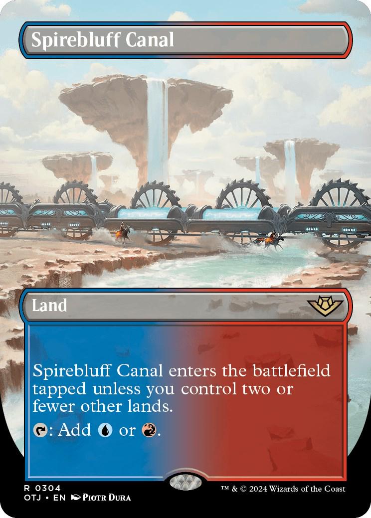 Spirebluff Canal #304 Magic Outlaws of Thunder Junction