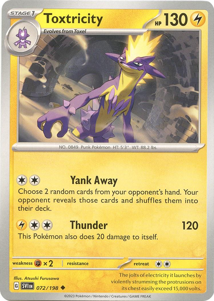 Toxtricity #72 Pokemon Scarlet & Violet