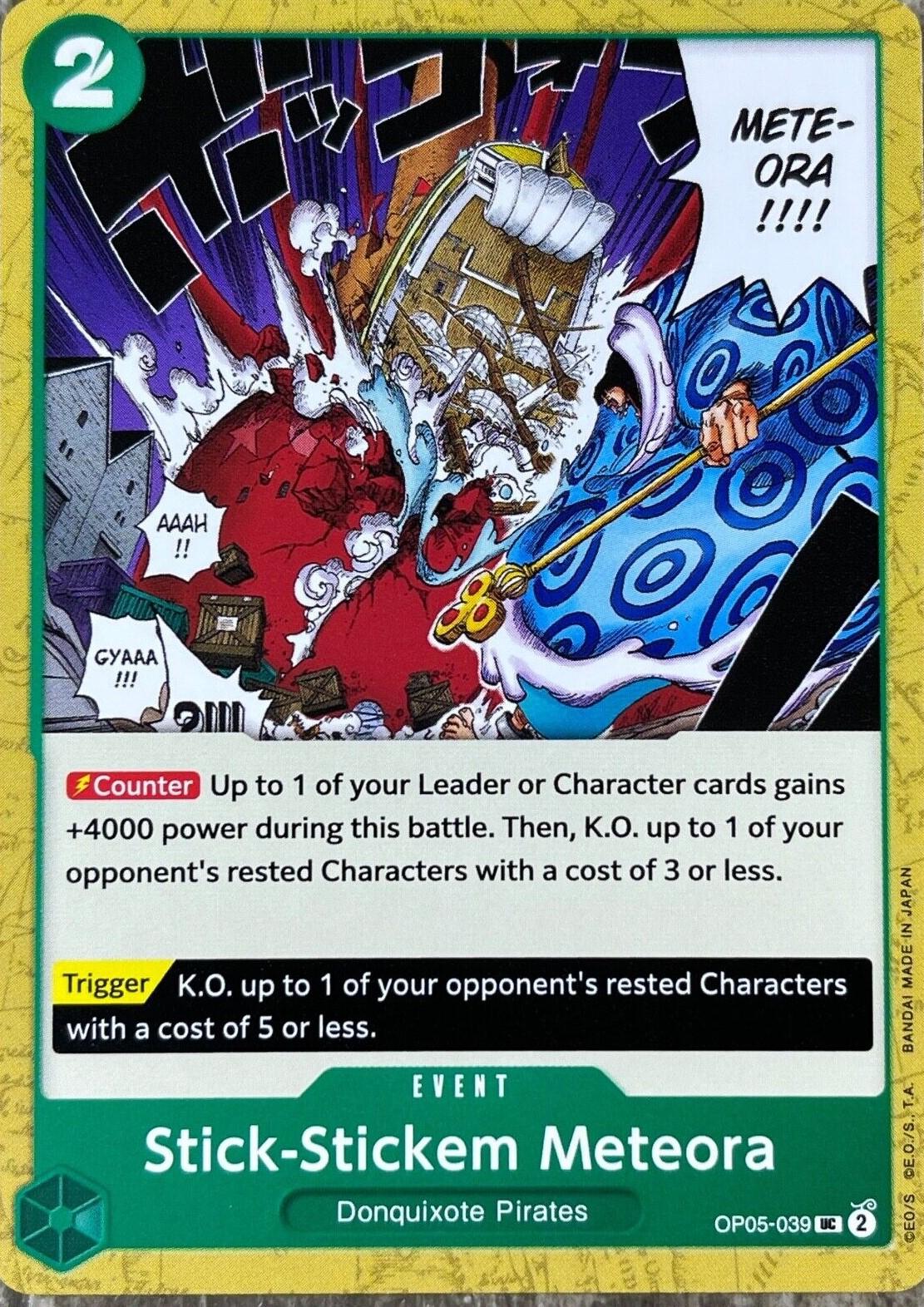 Stick-Stickem Meteora OP05-039 One Piece Awakening of the New Era