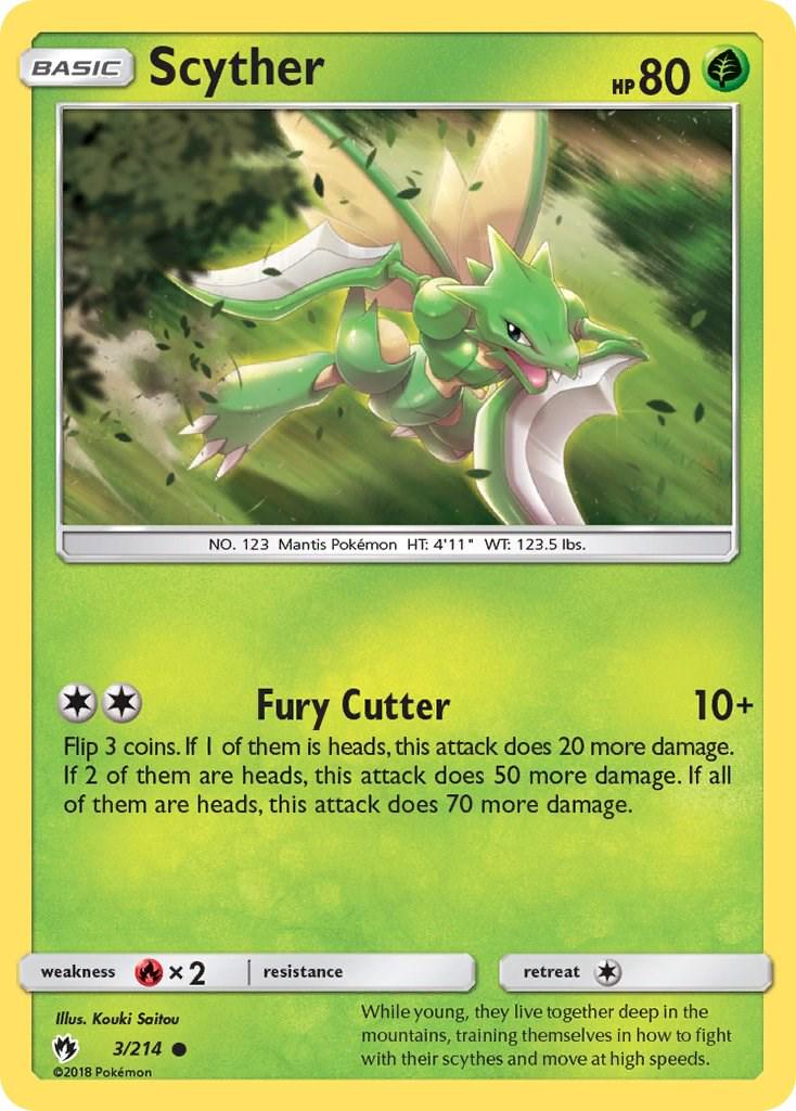 Scyther #3 Pokemon Lost Thunder