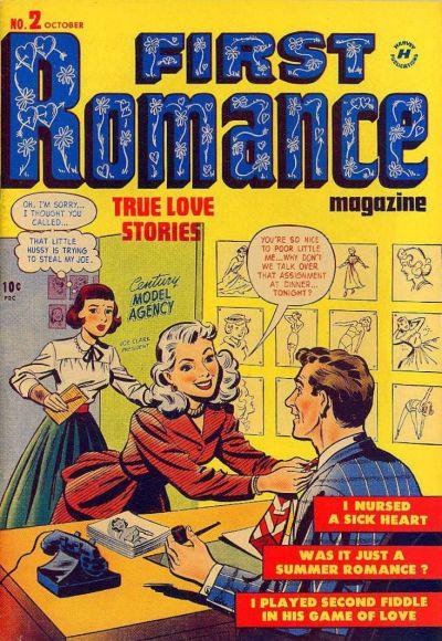 First Romance Magazine #2 (1949) Comic Books First Romance Magazine