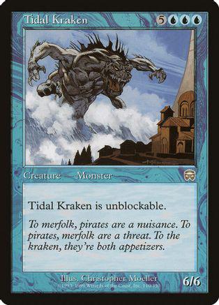 Tidal Kraken #110 Magic Mercadian Masques