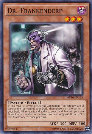 Dr. Frankenderp MP16-EN135 YuGiOh 2016 Mega-Tin Mega Pack