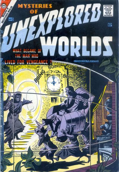 Mysteries of Unexplored Worlds #5 (1957) Comic Books Mysteries of Unexplored Worlds
