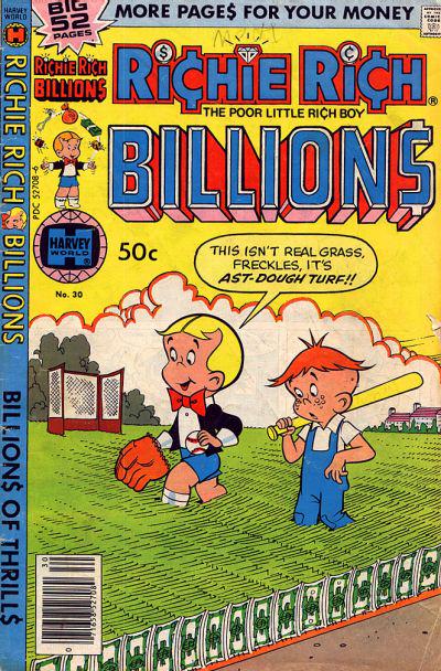 Richie Rich Billions #30 (1979) Comic Books Richie Rich Billions