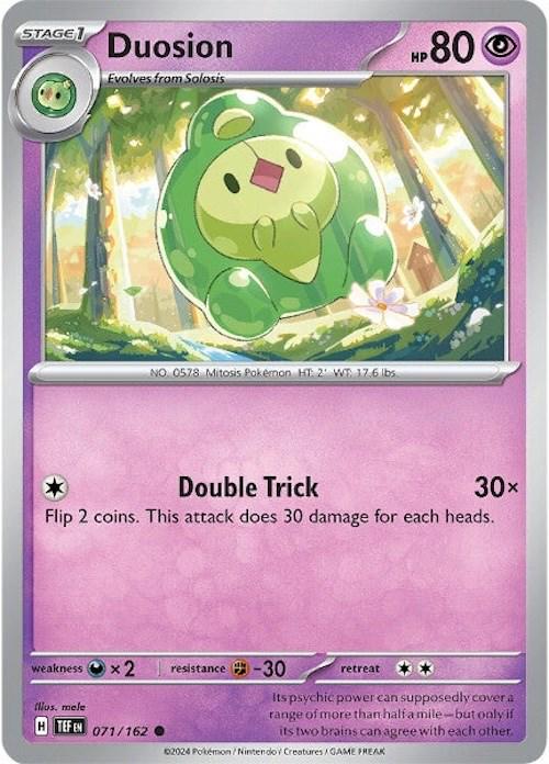 Duosion #71 Pokemon Temporal Forces