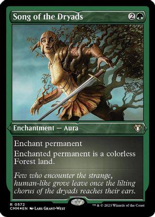 Song of the Dryads #572 Magic Commander Masters