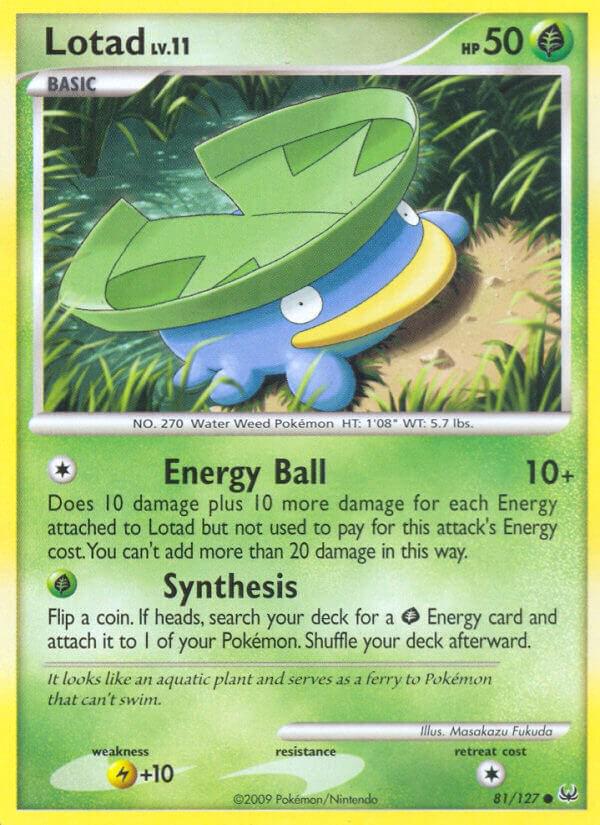Lotad #81 Pokemon Platinum
