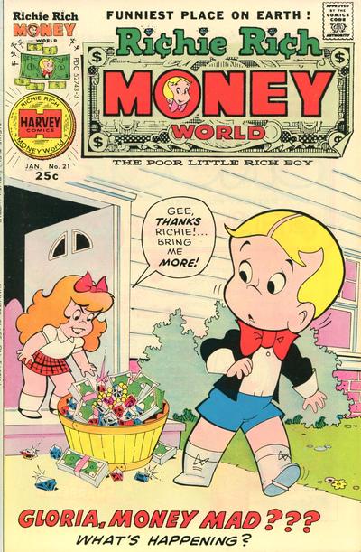 Richie Rich Money World #21 (1976) Comic Books Richie Rich Money World