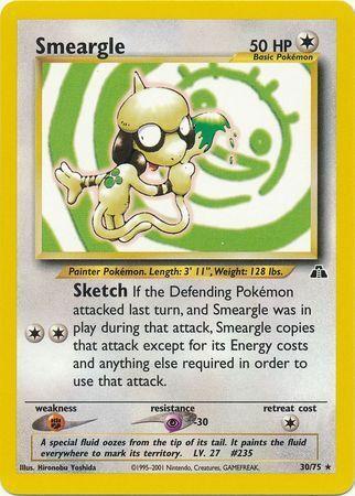 Smeargle #30 Pokemon Neo Discovery