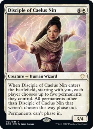 Disciple of Caelus Nin Magic Brother's War Commander