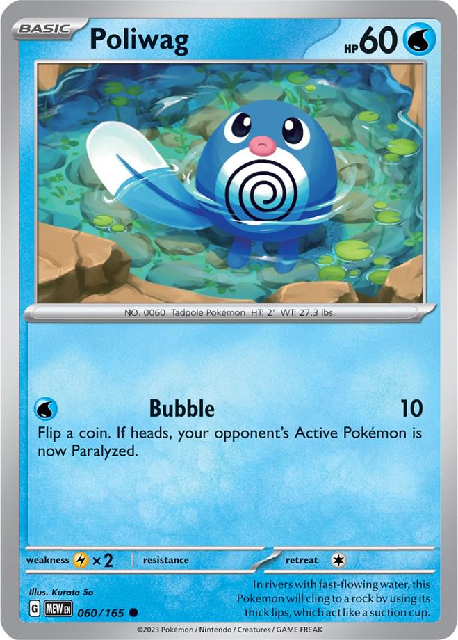 Poliwag #60 Pokemon Scarlet & Violet 151