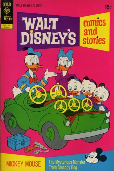Walt Disney's Comics and Stories #383 (1972) Comic Books Walt Disney's Comics and Stories