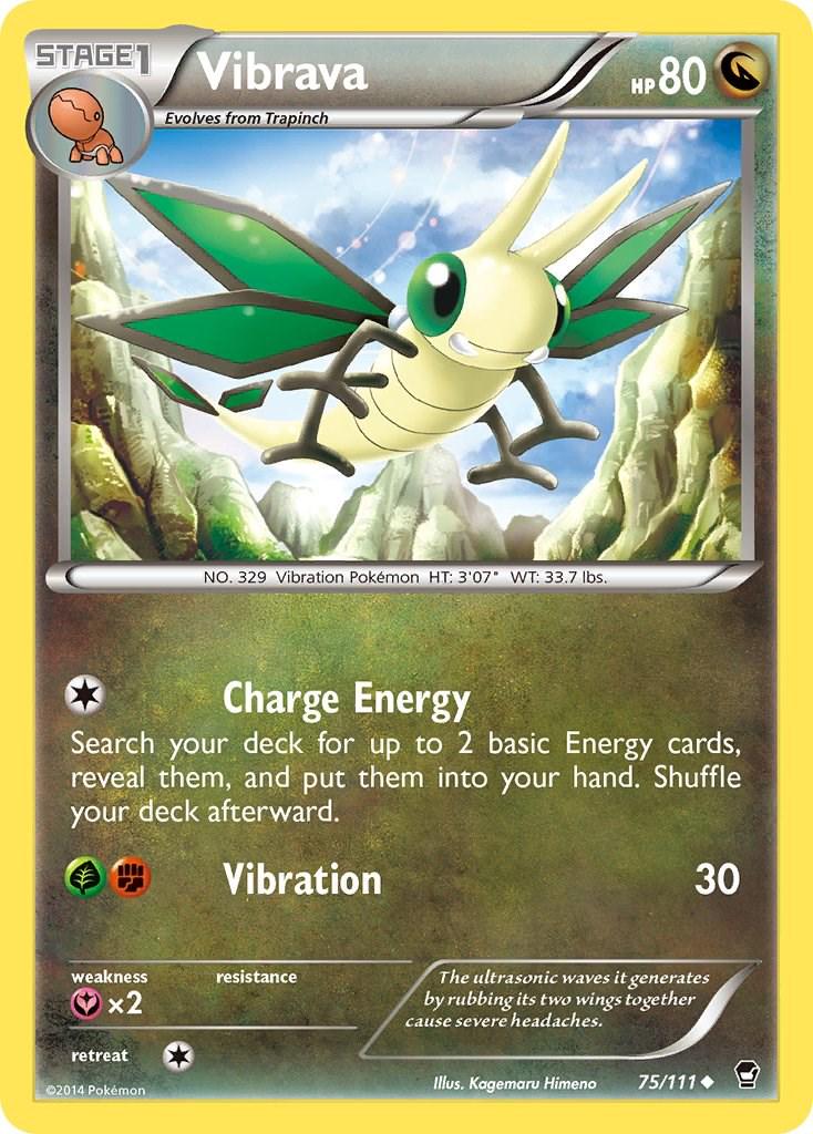 Vibrava #75 Pokemon Furious Fists