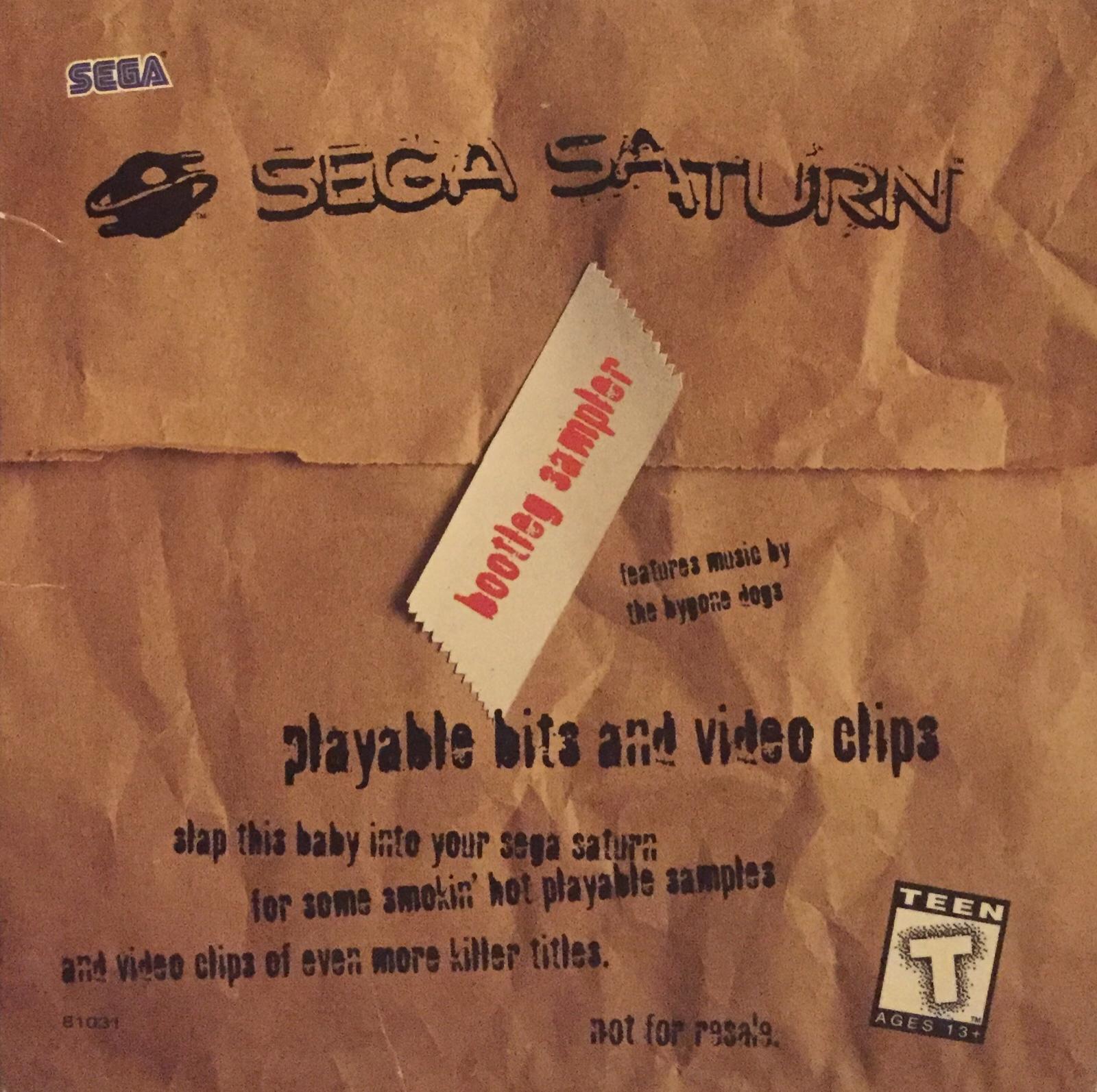 Sega Saturn Bootleg Sampler Sega Saturn