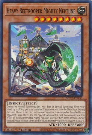 Heavy Beetrooper Mighty Neptune MP22-EN238 YuGiOh 2022 Tin of the Pharaoh's Gods Mega Pack