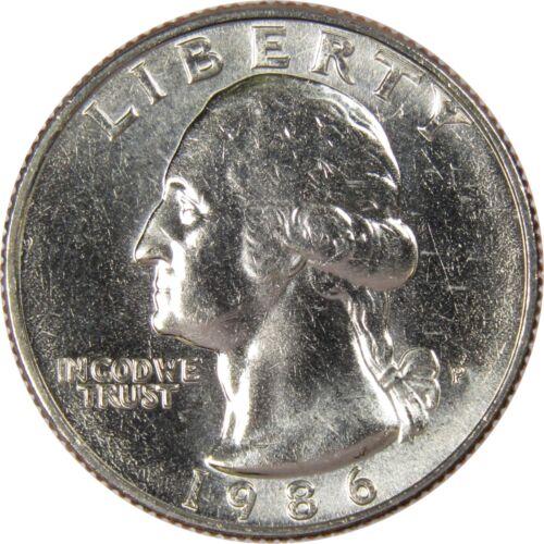 1986 P Coins Washington Quarter