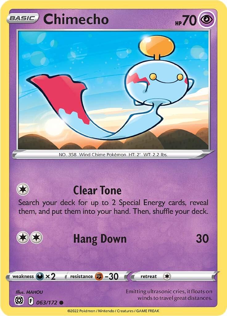 Chimecho #63 Pokemon Brilliant Stars