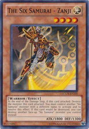 The Six Samurai - Zanji LCGX-EN231 YuGiOh Legendary Collection 2: The Duel Academy Years Mega Pack