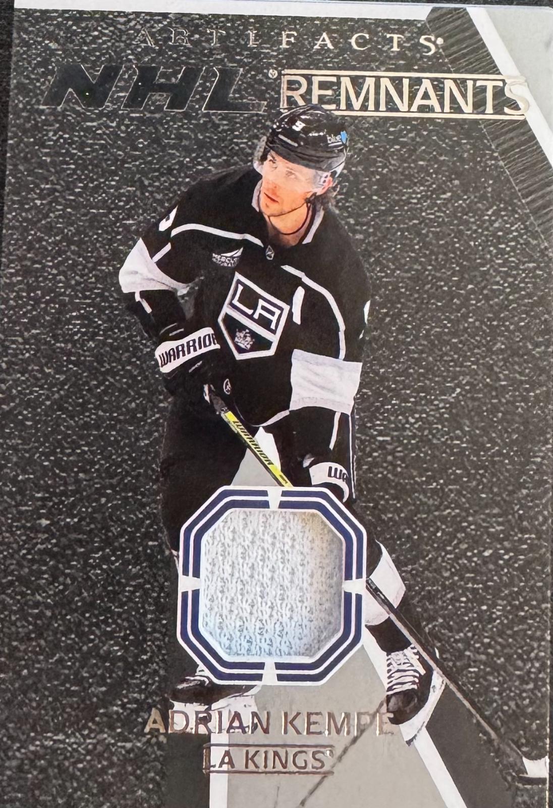 Adrian Kempe #NR-14 Hockey Cards 2024 Upper Deck Artifacts NHL Remnants