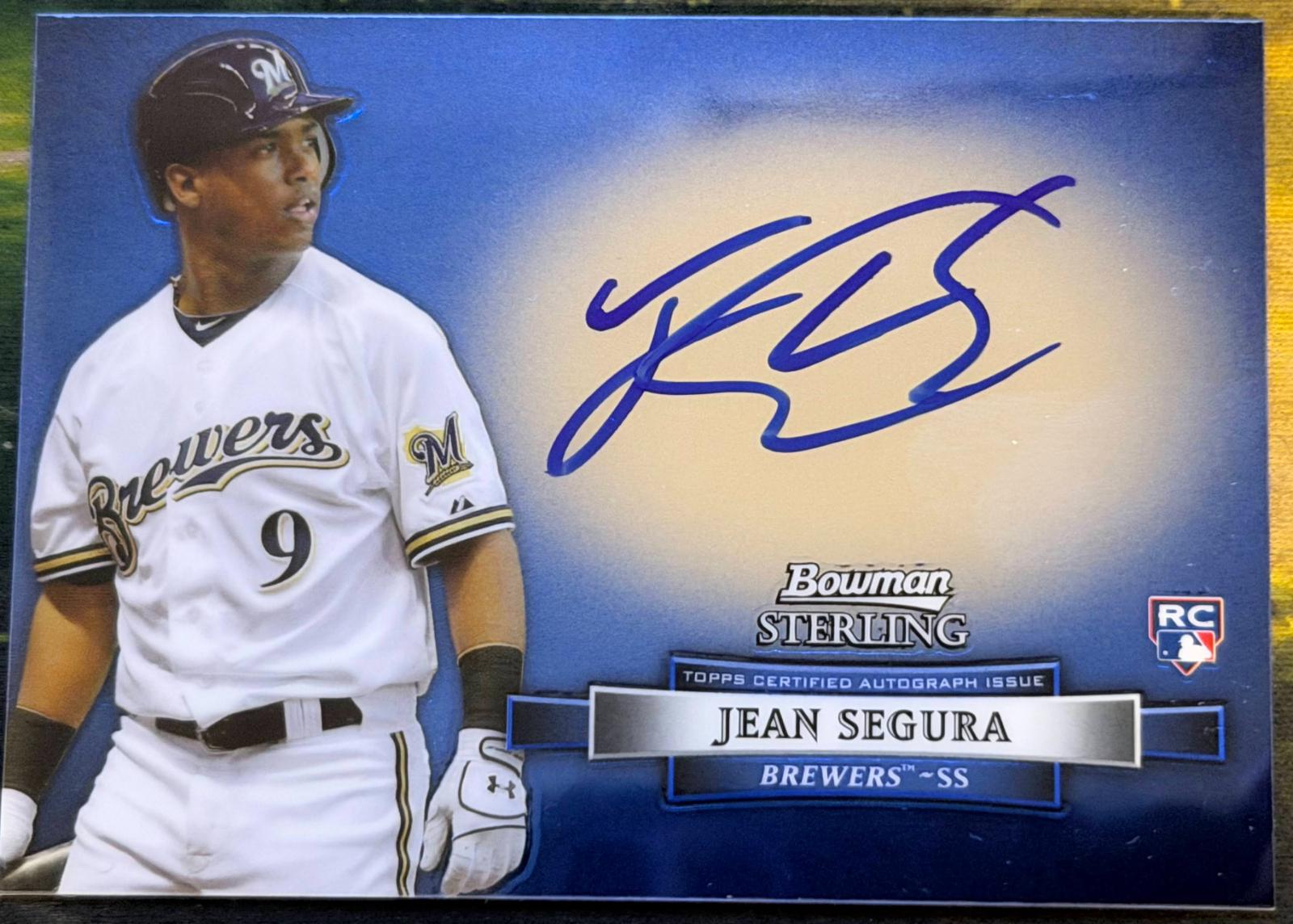 Jean Segura #JS 2012 Bowman Sterling Autograph Prospects Baseball